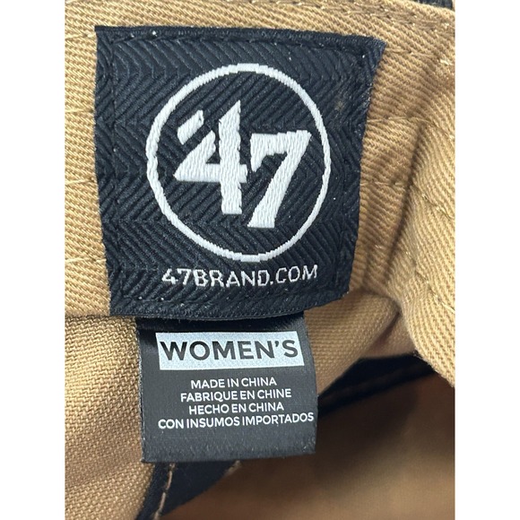 '47 Texas A&M Aggies Brown Rosette Clean‎ Up Womens Adjustable Baseball Hat Cap - Picture 9 of 10